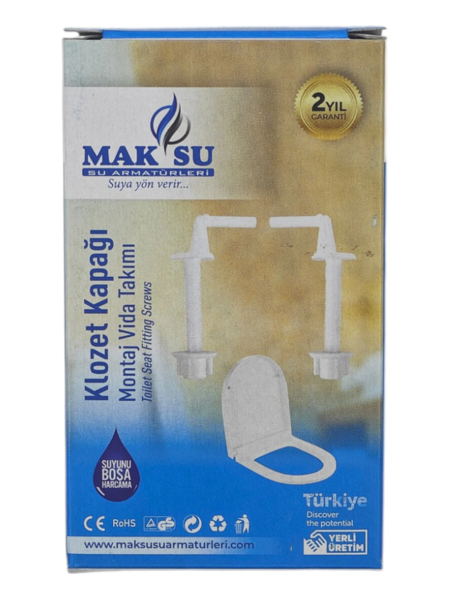 MS-0419   Mak Su Klozet Kapağı Montaj Vida Takımı Fiyatı, Yorumları ve Özellikleri