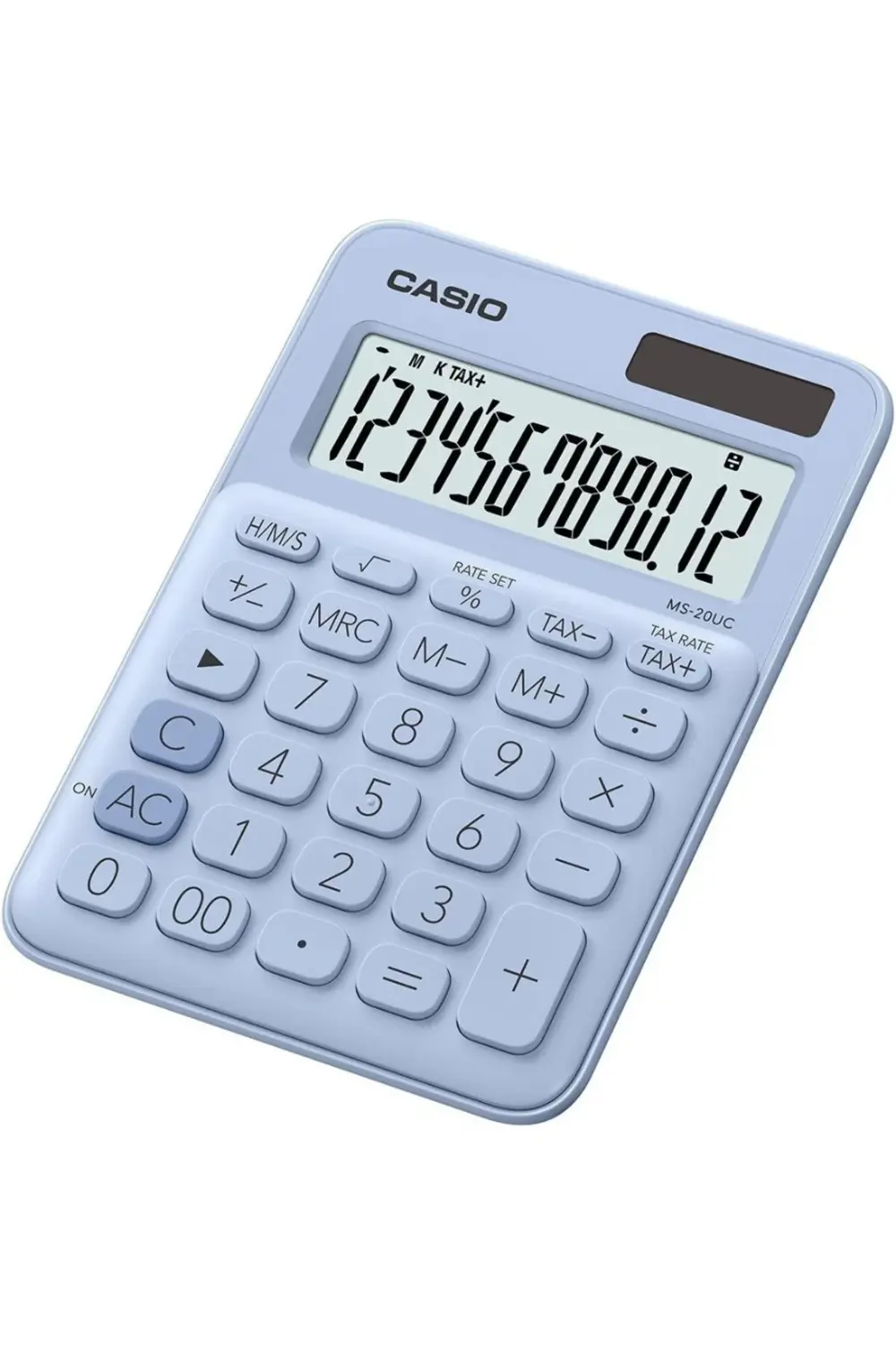 Ms-20uc-lb 12 Hane Açık Mavi Masa Üstü Hesap Makinesi