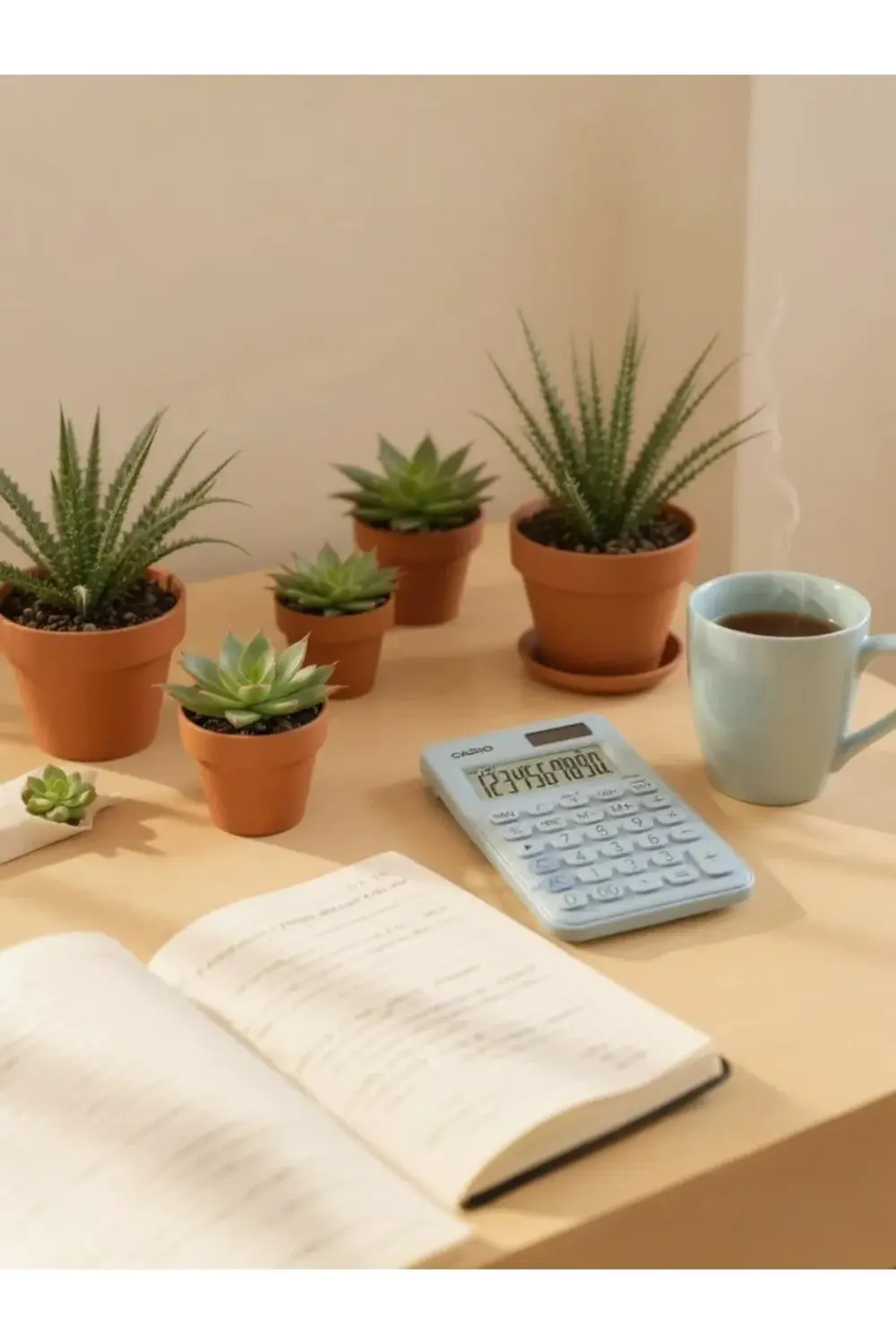 Ms-7uc-lb 10 Hane Açık Mavi Masa Üstü Hesap Makinesi