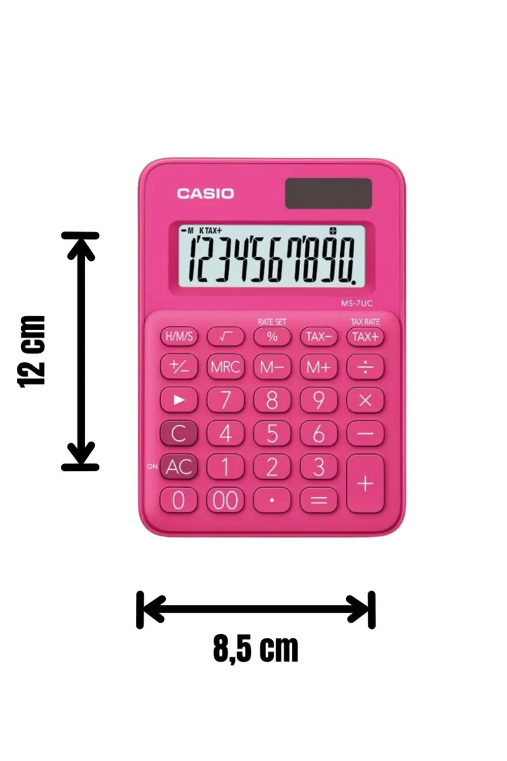 Ms-7uc-rd 10 Hane Pembe Masa Üstü Hesap Makinesi