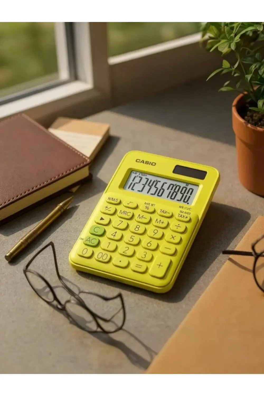 Ms-7uc-yg 10 Hane Limon Sarı Masa Üstü Hesap Makinesi