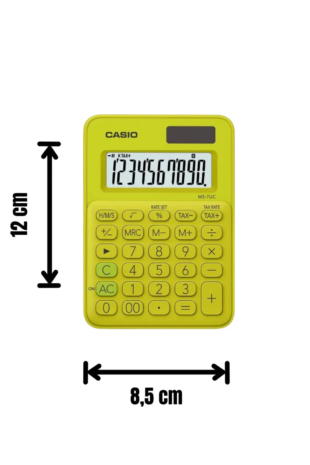 Ms-7uc-yg 10 Hane Limon Sarı Masa Üstü Hesap Makinesi