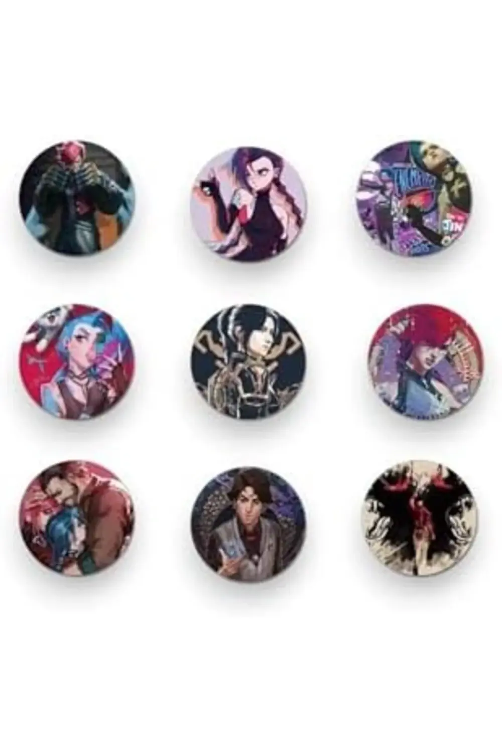 Ms Major Selection 9 Adet Arcane Jinx Temalı Rozet 44 Mm, 6849846