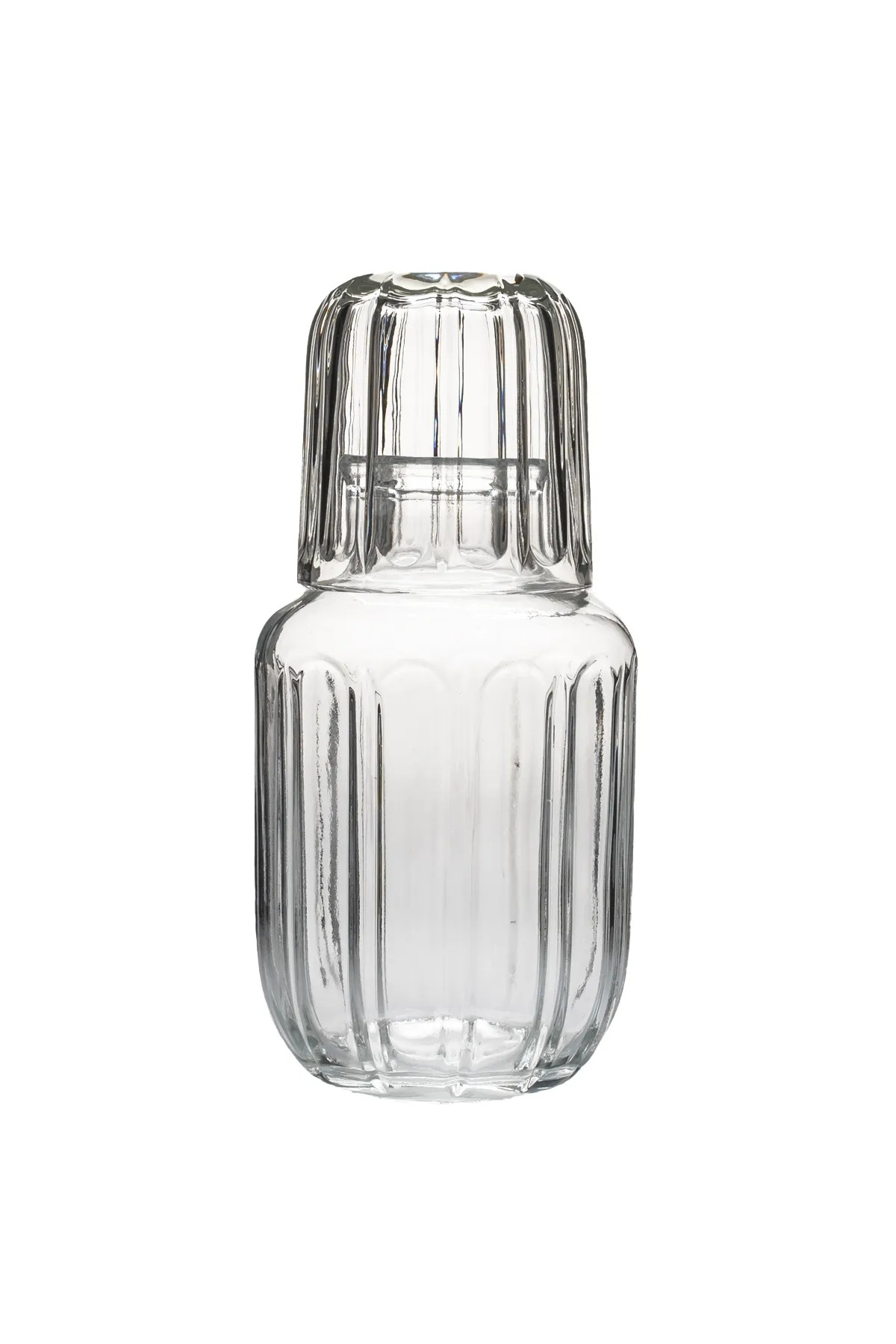 Heybenidoldur Ms Morry Başucu Cam Sürahi Ve Bardak Şeffaf 14976