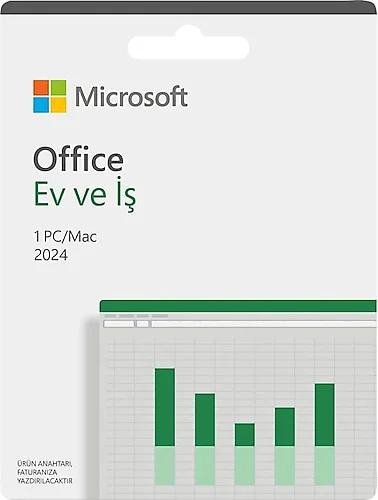 MS OFFICE 2024 HOME AND BUSINESS TURKCE-INGILIZCE ELEKTRONIK LISA