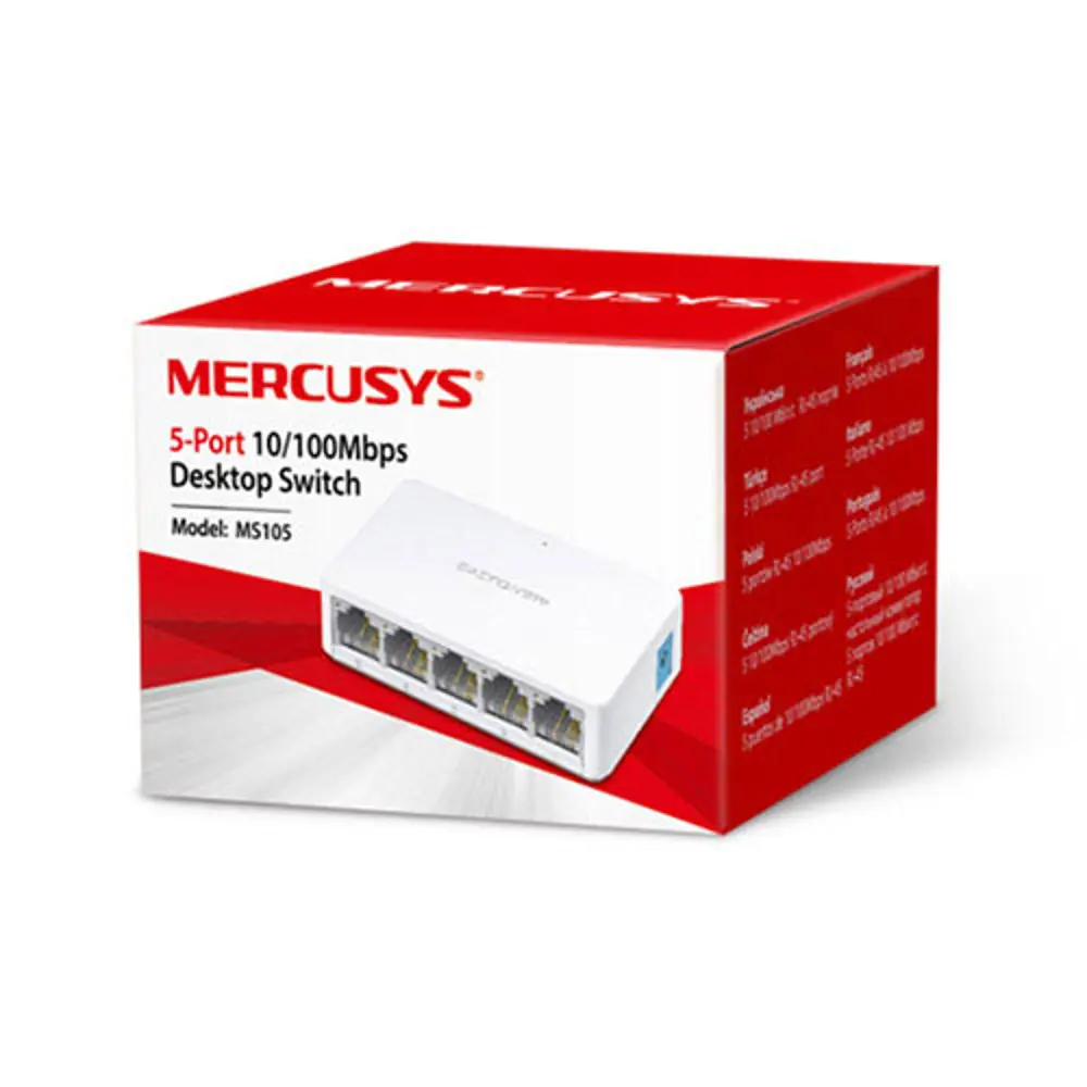 MS105 5-Port 10/100Mbps Desktop Switch