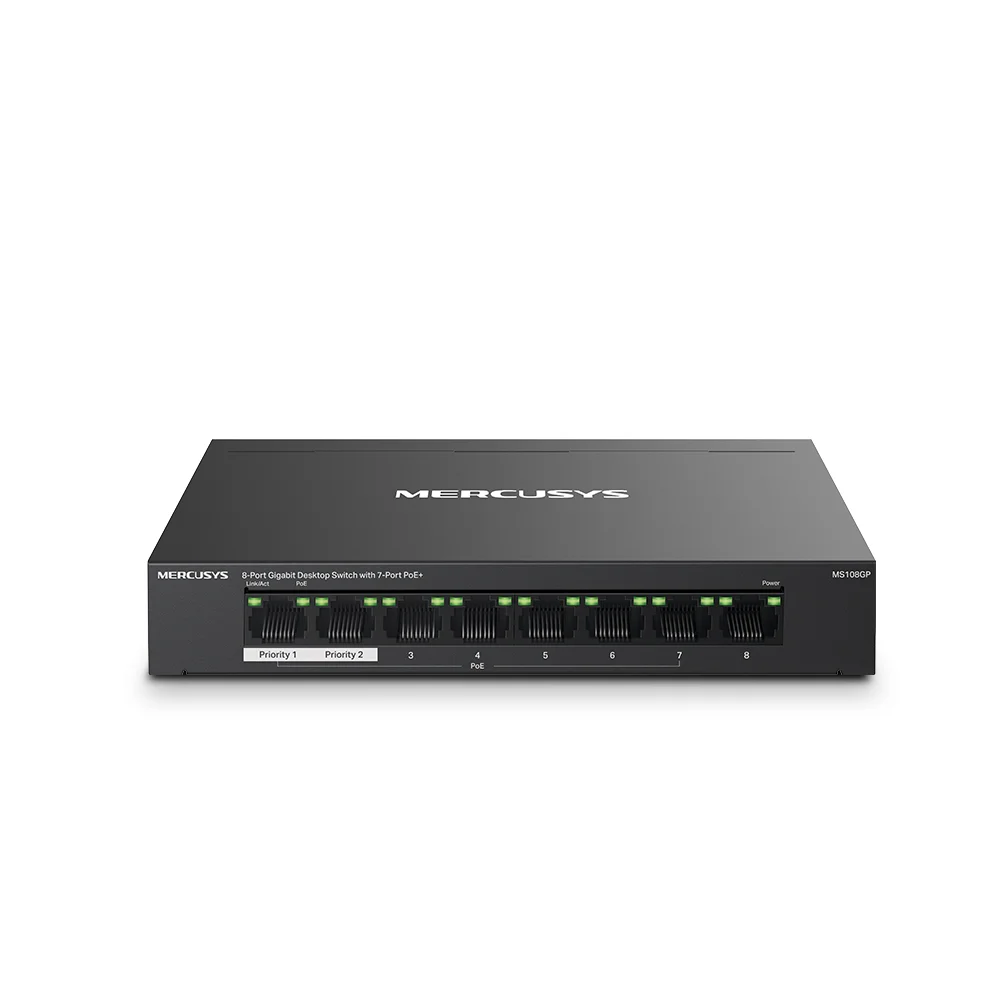 MS108GP 8-Port Desktop Switch