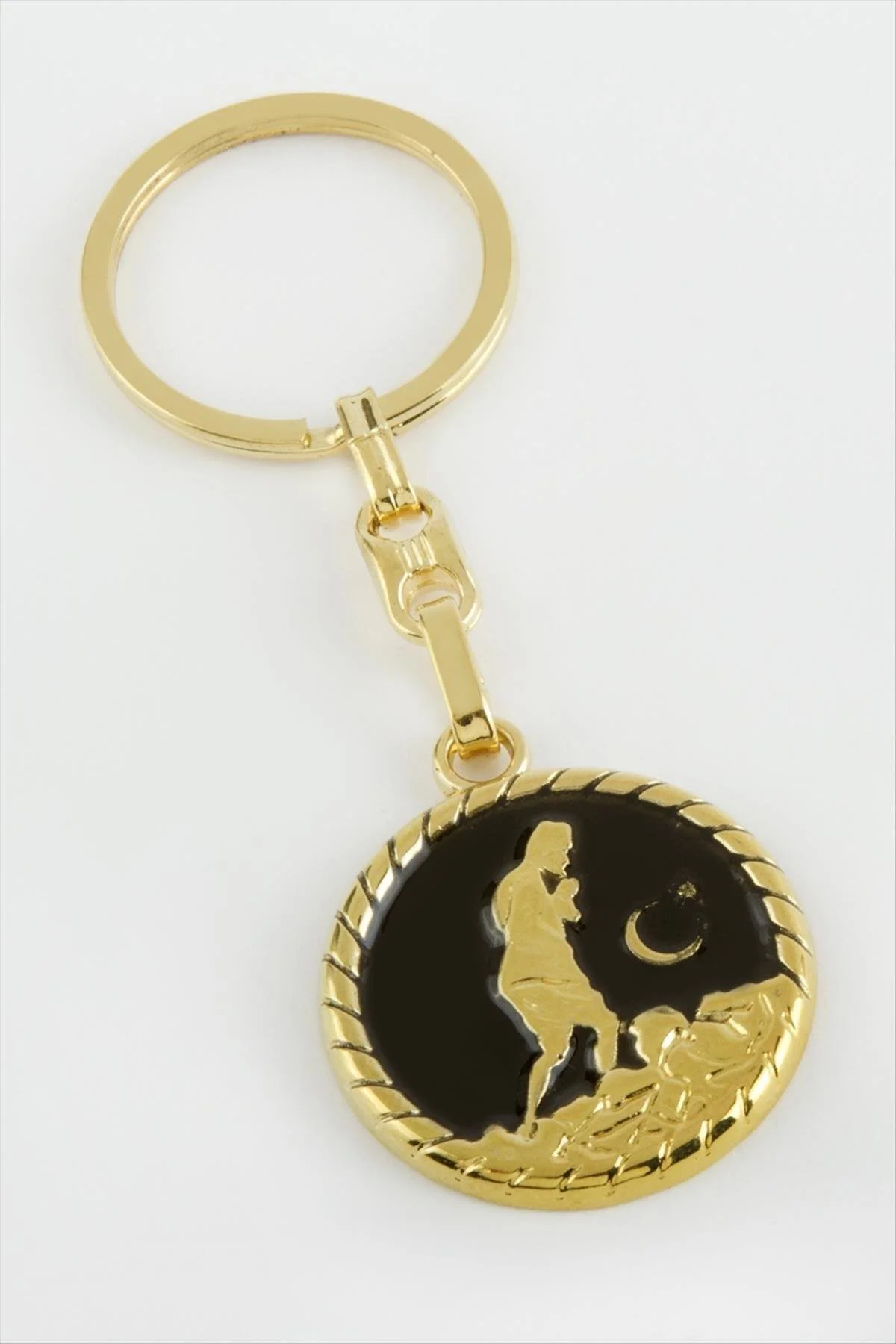 MSA-SHOP Atatürk Metal Anahtarlık-Sarı