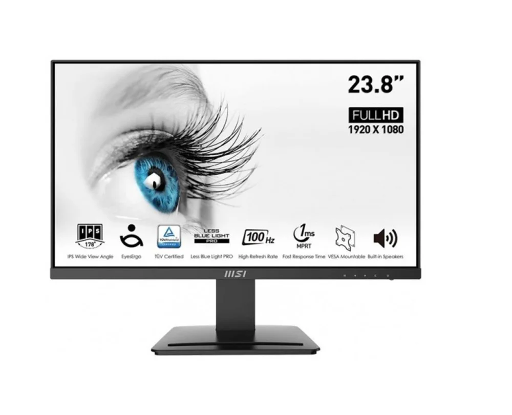 Msi 23.8" Pro MP243X 1920x1080 1ms 100Hz IPS Anti-Glare Full HD M