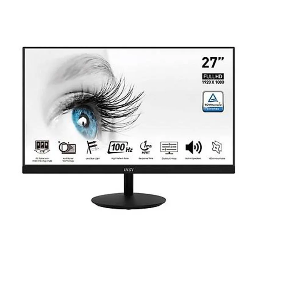 Msi 27" Pro MP271A 1920x1080 100Hz 1ms HDMI VGA DP IPS Monitör