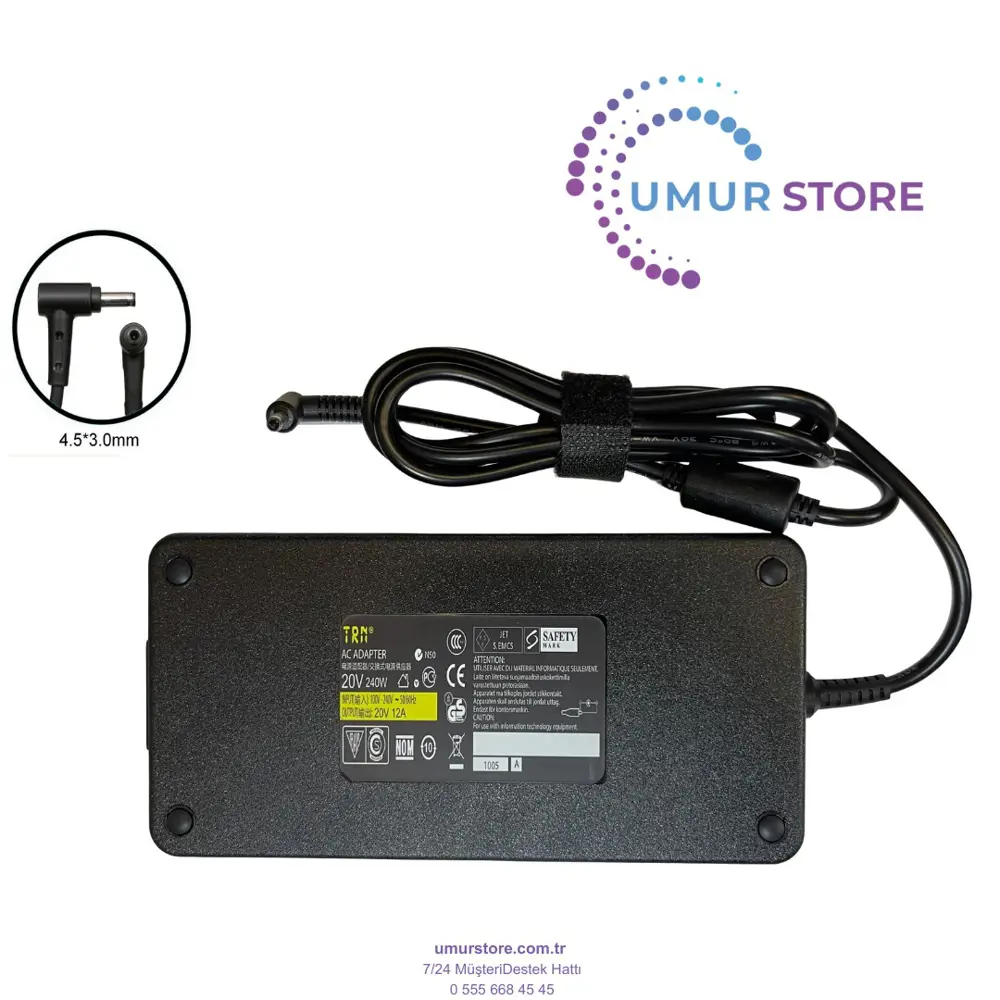 Msi Crosshair 15 B12UGSZ-435TR Adaptörü