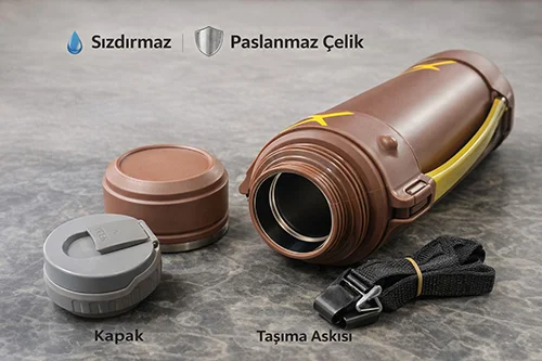 Mszm 2500 Ml Çift Katmanlı Vakumlu Paslanmaz Çelik Termos Alk4638 Fiyatı, Yorumları ve Özellikleri