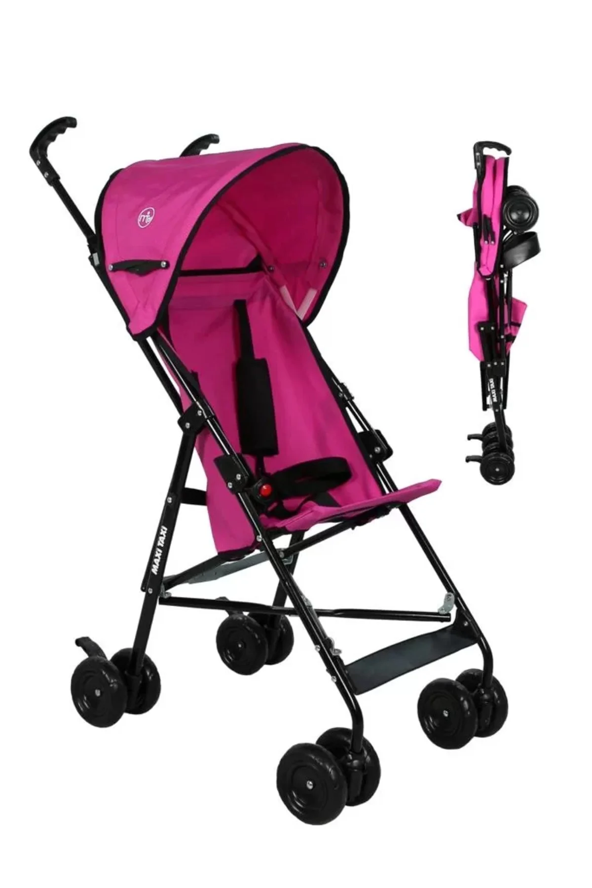 Mt 0037 Lite Pratik Baston Bebek Arabası - Pembe