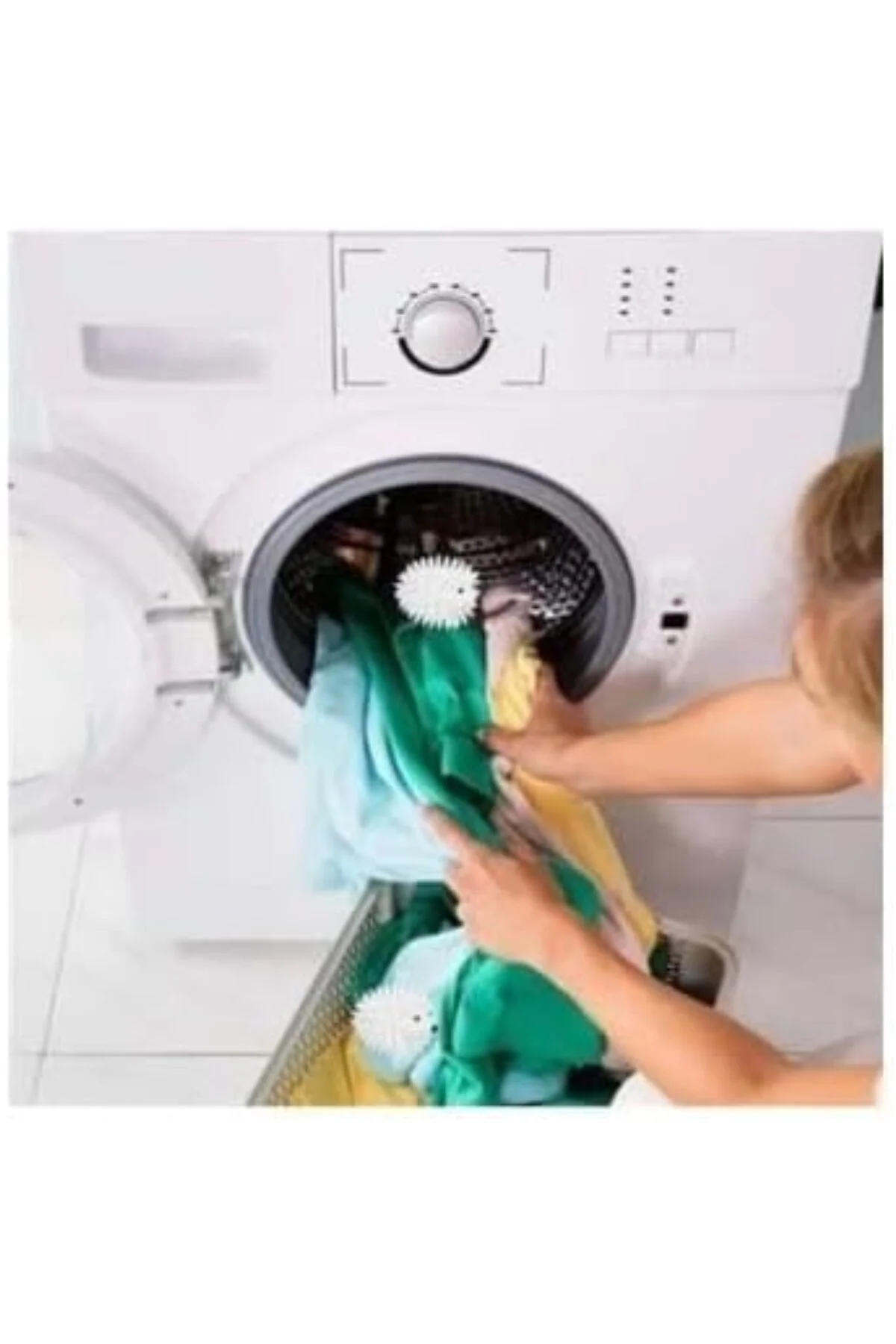 MT STORE 01 Kirpi Tasarımlı Çamaşır Tüy Toplayıcı, Eva Köpük, 8x3
