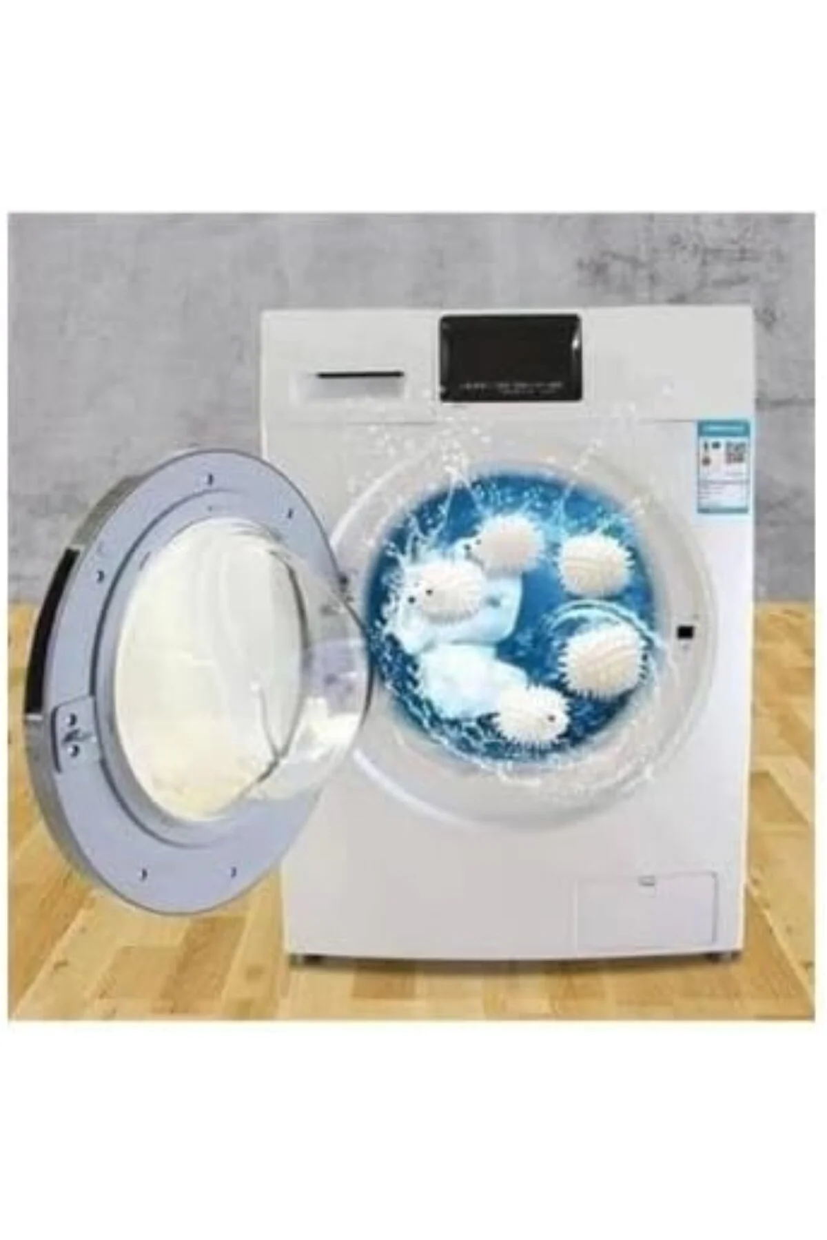 MT STORE 01 Kirpi Tasarımlı Çamaşır Tüy Toplayıcı, Eva Köpük, 8x3