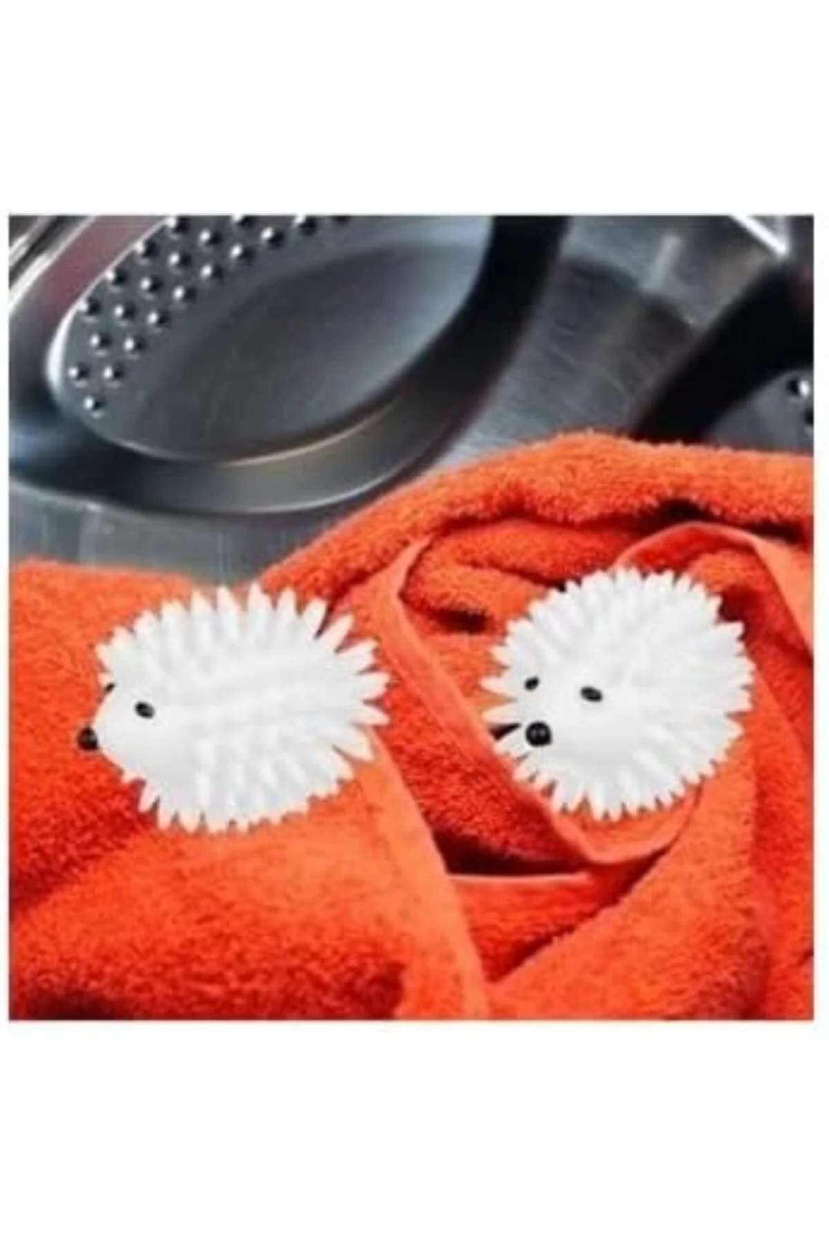 MT STORE 01 Kirpi Tasarımlı Çamaşır Tüy Toplayıcı, Eva Köpük, 8x3