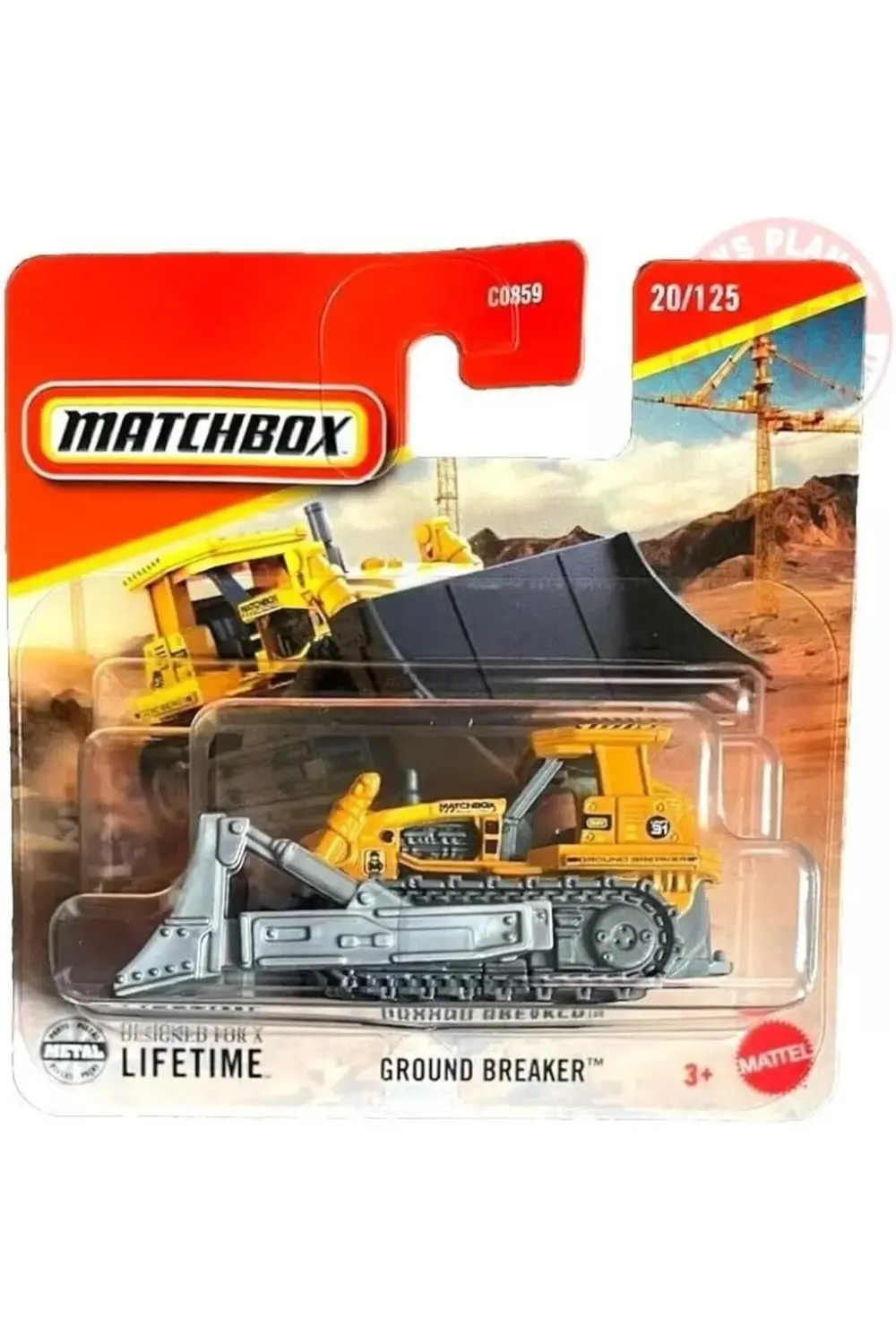 Mtchbox 1:64 Tekli Arabalar GROUND BRAKER BULLDOZER JBT16 1185222