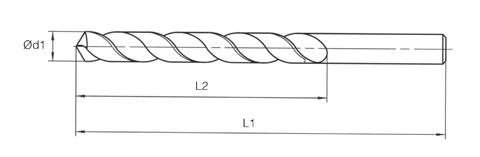 MTE HSS DIN 338/R-N SİL.SAPLI KISA MAT. UCU-HADDELİ 3 mm