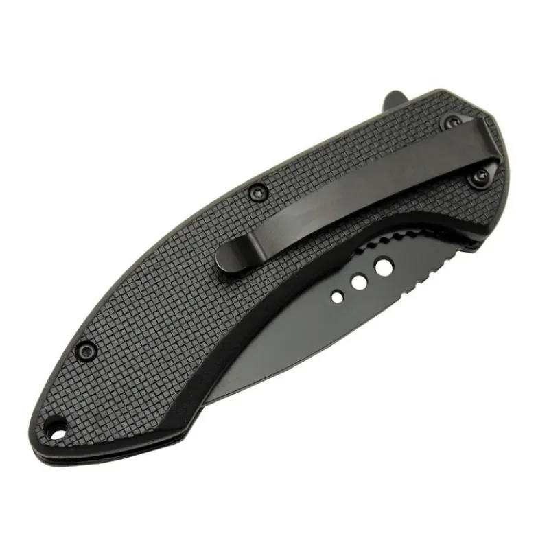 Mtech 4215 Kırmızı Kamp Çakı 20cm- Yarı Otomatik, Kemerlikli, Olu