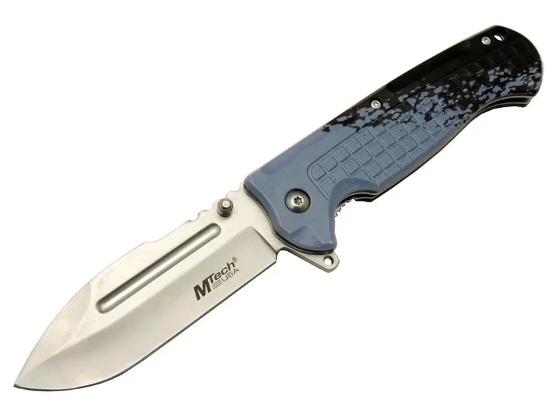 Mtech 4281 Mi Kamp Çakı 21cm - Yarı Otomatik, Kemerlikli, Oluklu