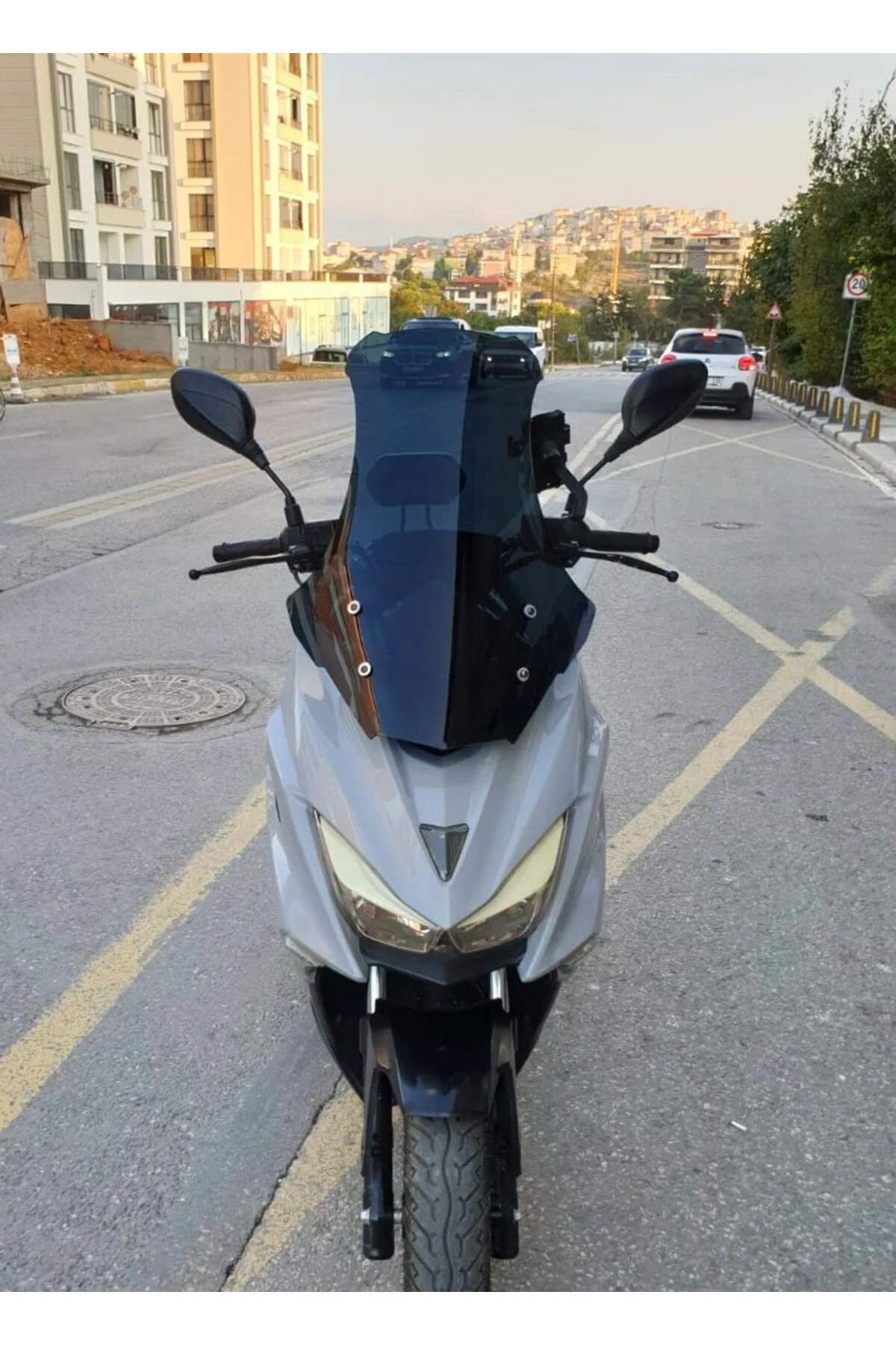 Mtx 125 Ön Cam 2022-2026 Model 75cm Siyah Renkli 4mm UZUN
