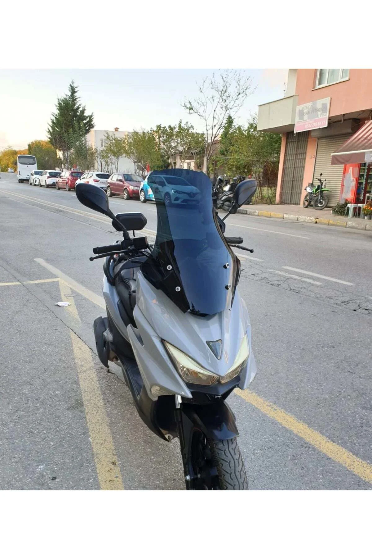 Mtx 125 Ön Cam 2022-2026 Model 75cm Siyah Renkli 4mm UZUN