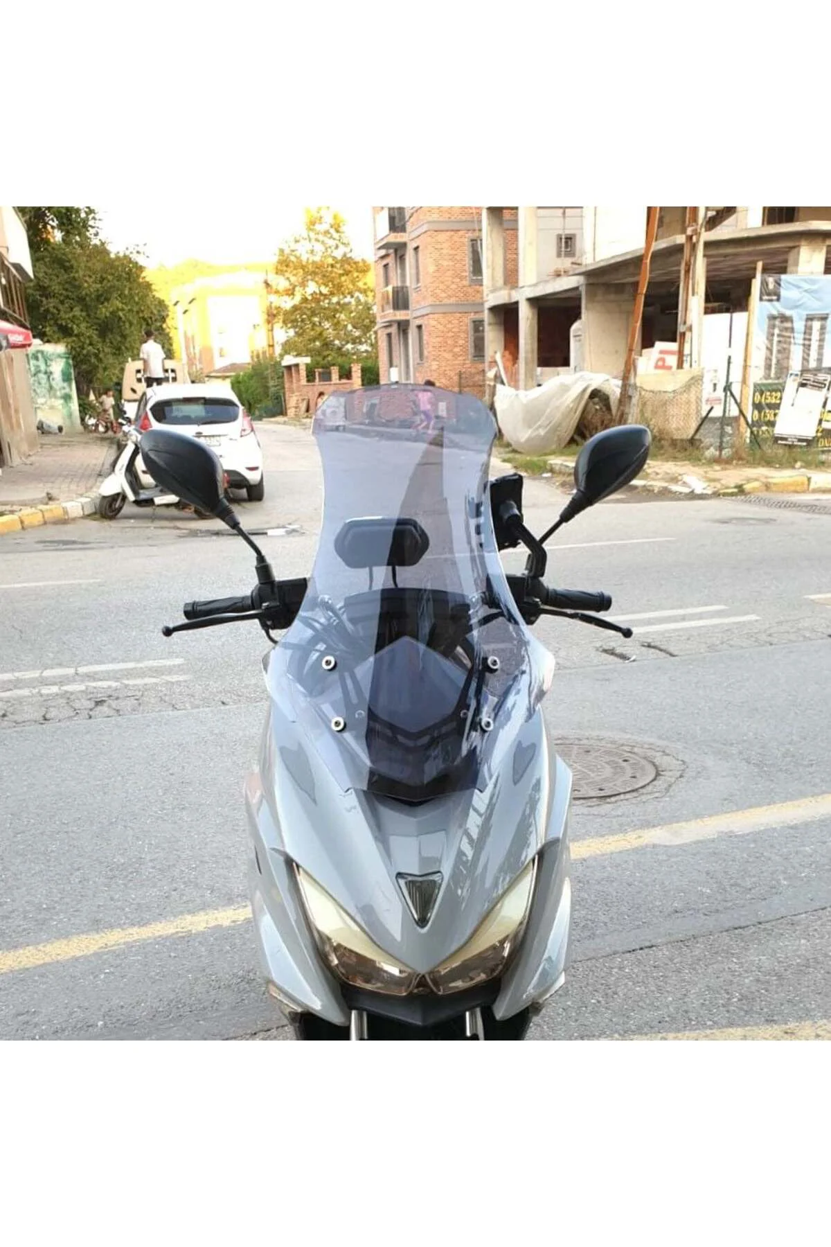 Mtx 125 Ön Cam 2022-2026 Model 65cm Füme Renkli 4mm ORTA BOYLU