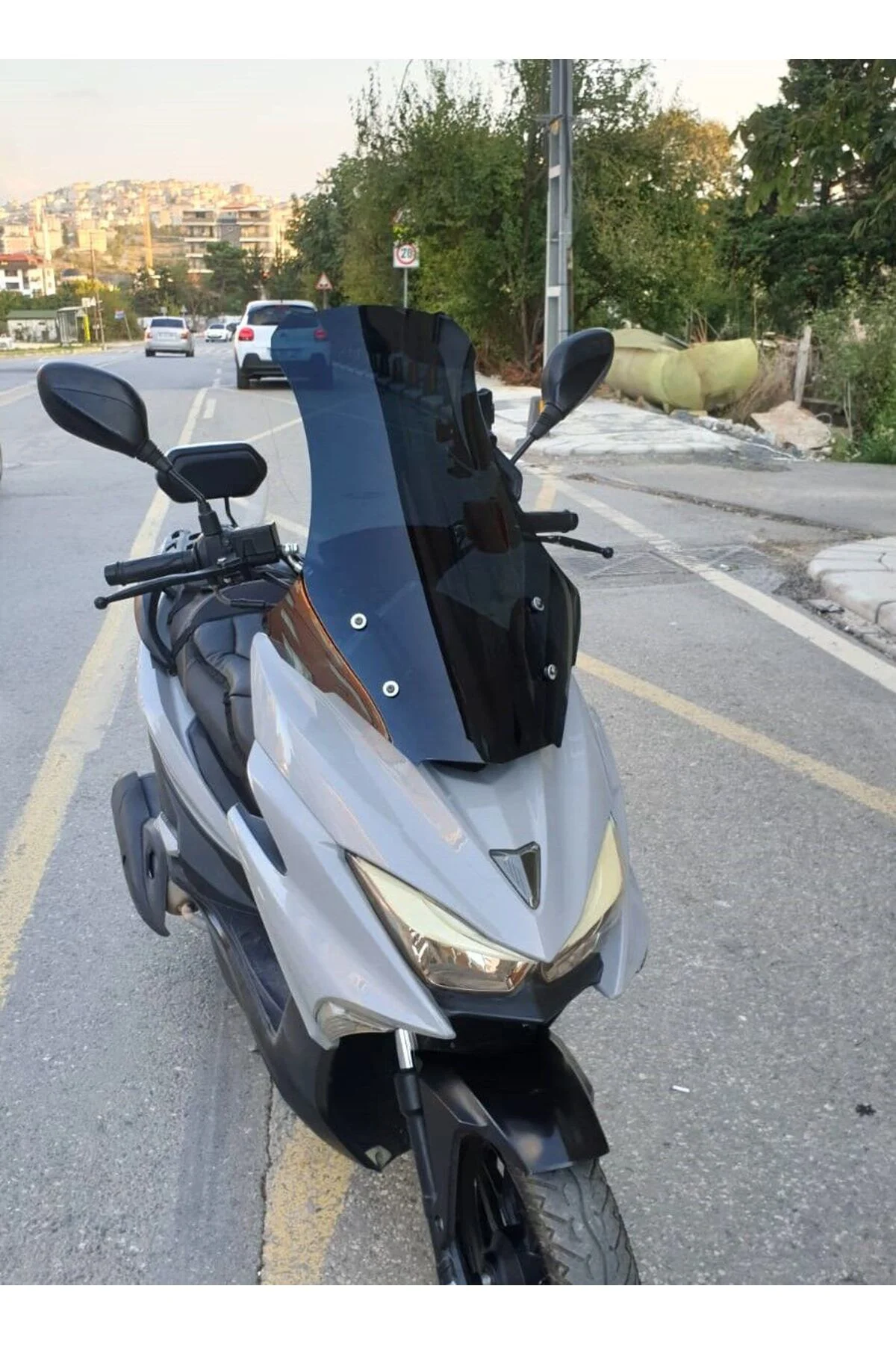 Mtx 125 Ön Cam 2022-2026 Model 75cm Siyah Renkli 4mm UZUN