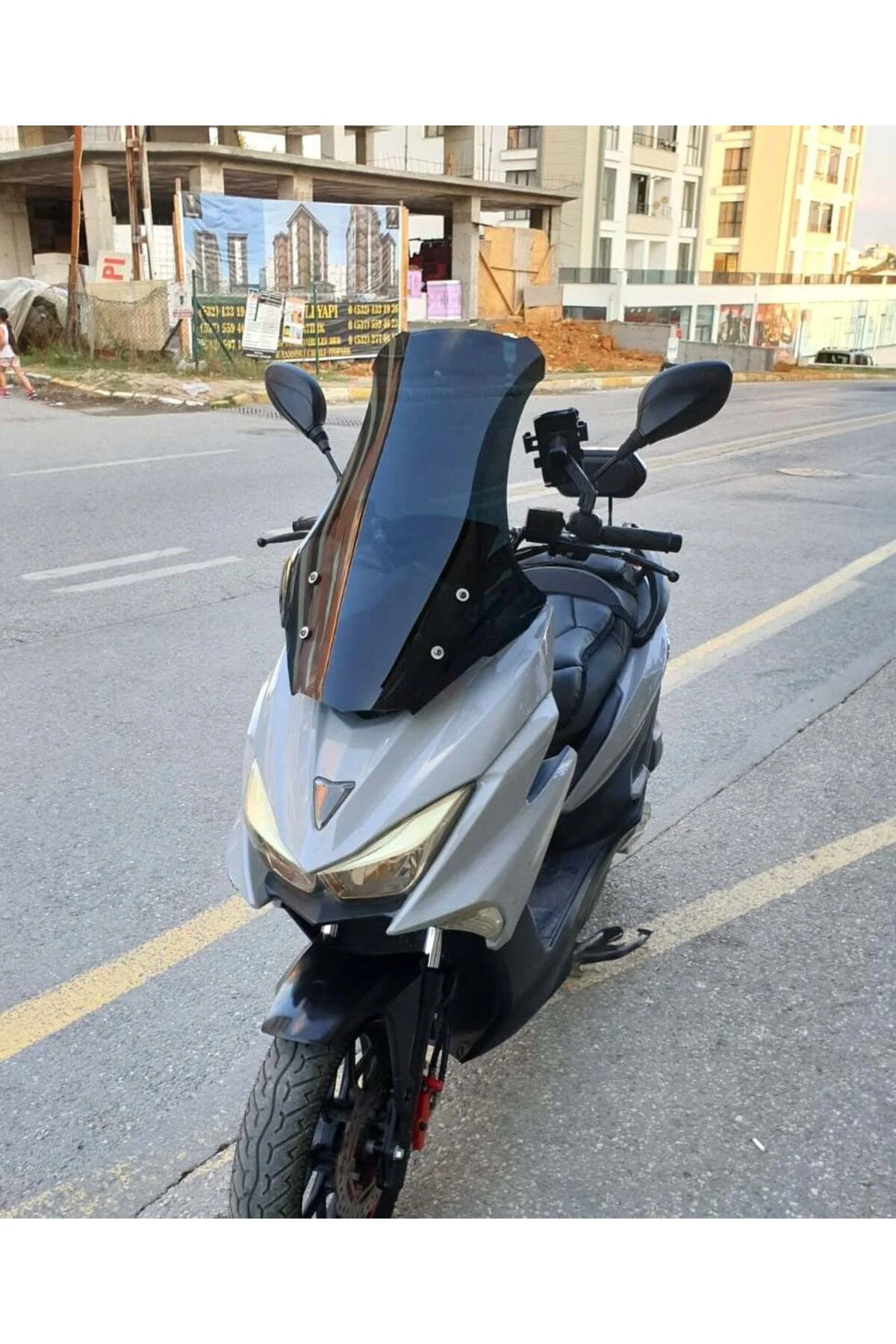 Mtx 125 Ön Cam 2022-2026 Model 75cm Siyah Renkli 4mm UZUN