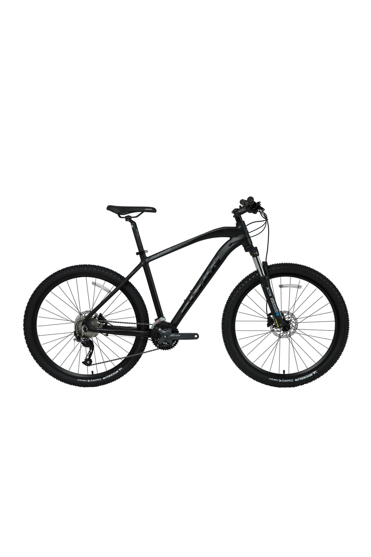 Bisan Mtx 7400 27,5” 27 Vites Hd Dağ Bisikleti Mtb - Mat Siyah 17''/43C