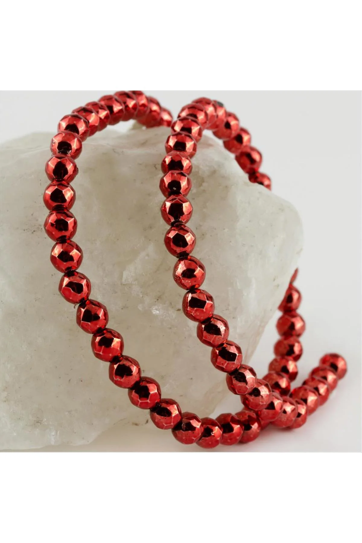 MTXDPN 6 mm Fasetli (182405) Hematit Taşı-Mavi