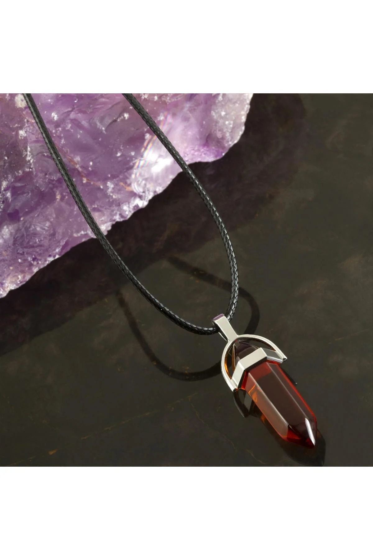 MTXDPN Akik (175105) Point Kolye-Kahverengi