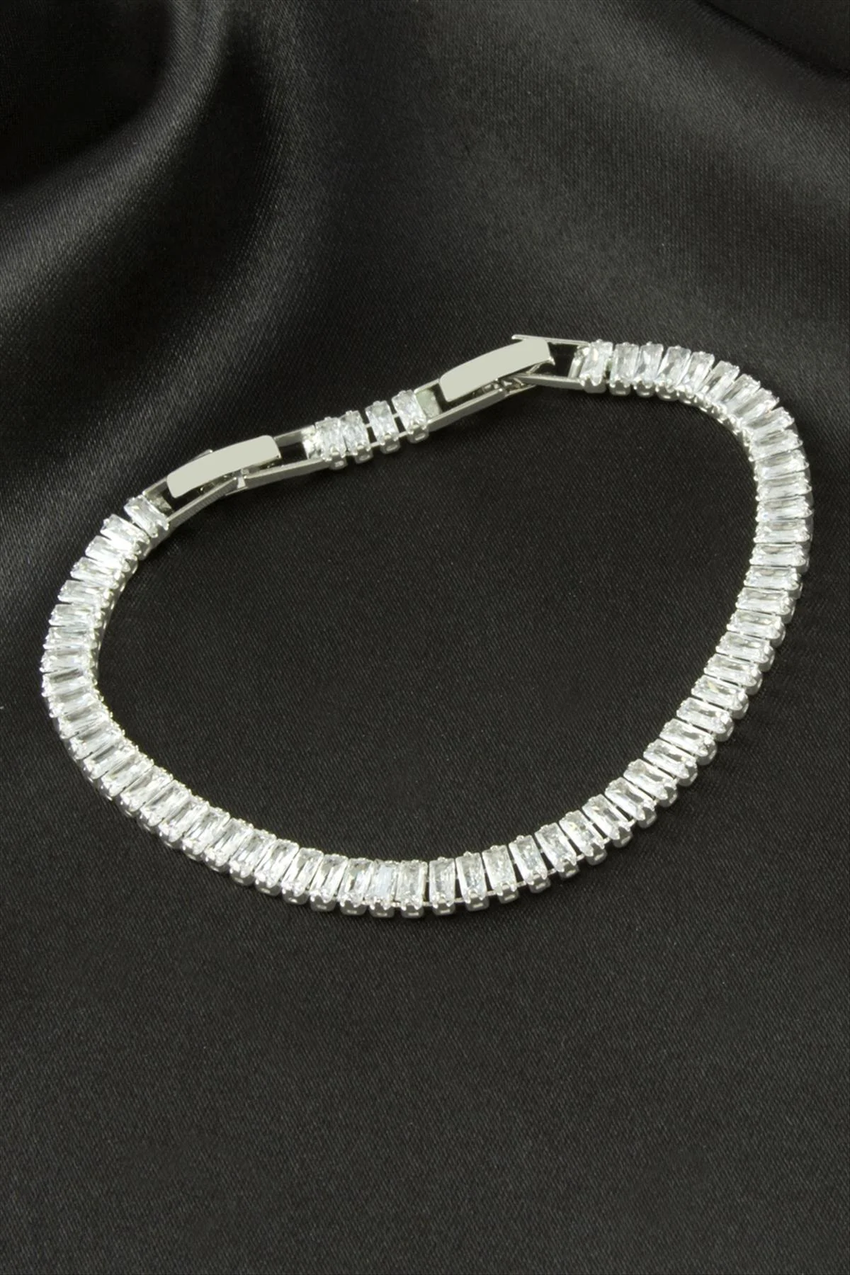 MTXDPN Baget Zirkon Taşlı Lüks Kararmaz Bileklik 5 (180346) mm-Gü