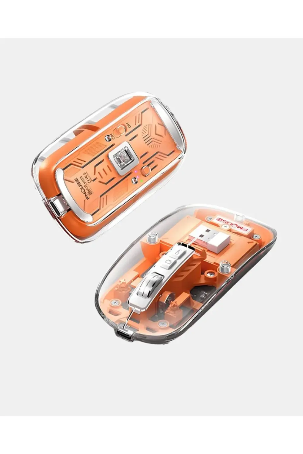 MTXDPN Bluetooth 5.0 & 2.4GHz Kablosuz Fare – 3 Cihaz Bağlantılı,