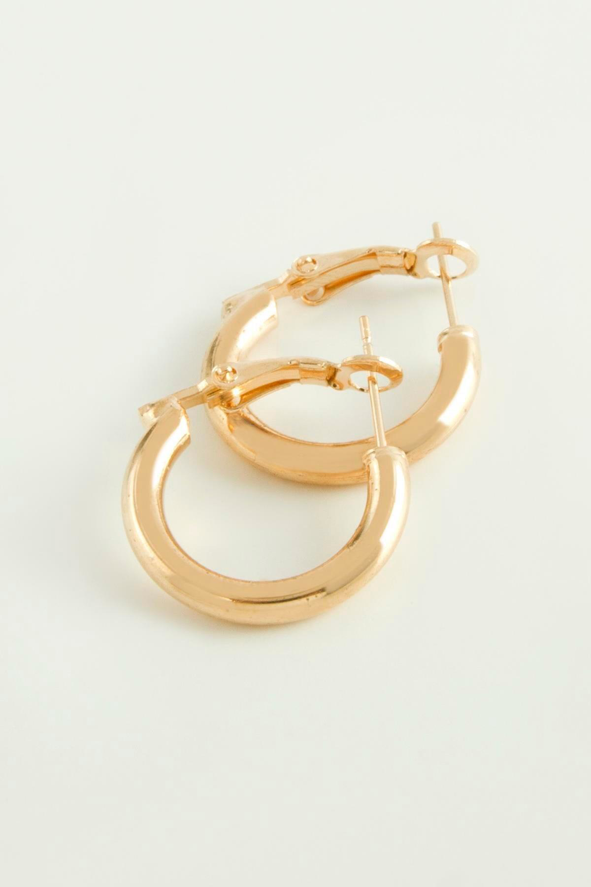 MTXDPN Boru Halka Küpe (145947) 1,5 cm-Sarı