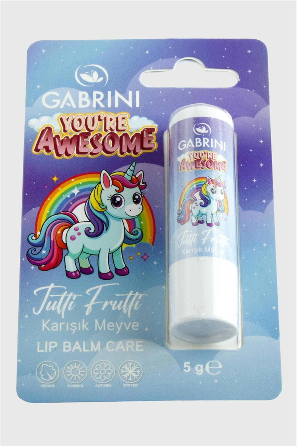 MTXDPN Gabrini Karışık Meyve (180325) Dudak Nemlendirici-Mavi MTXDPN Gabrini Karışık Meyve (180325) Dudak Nemlendirici-Mavi