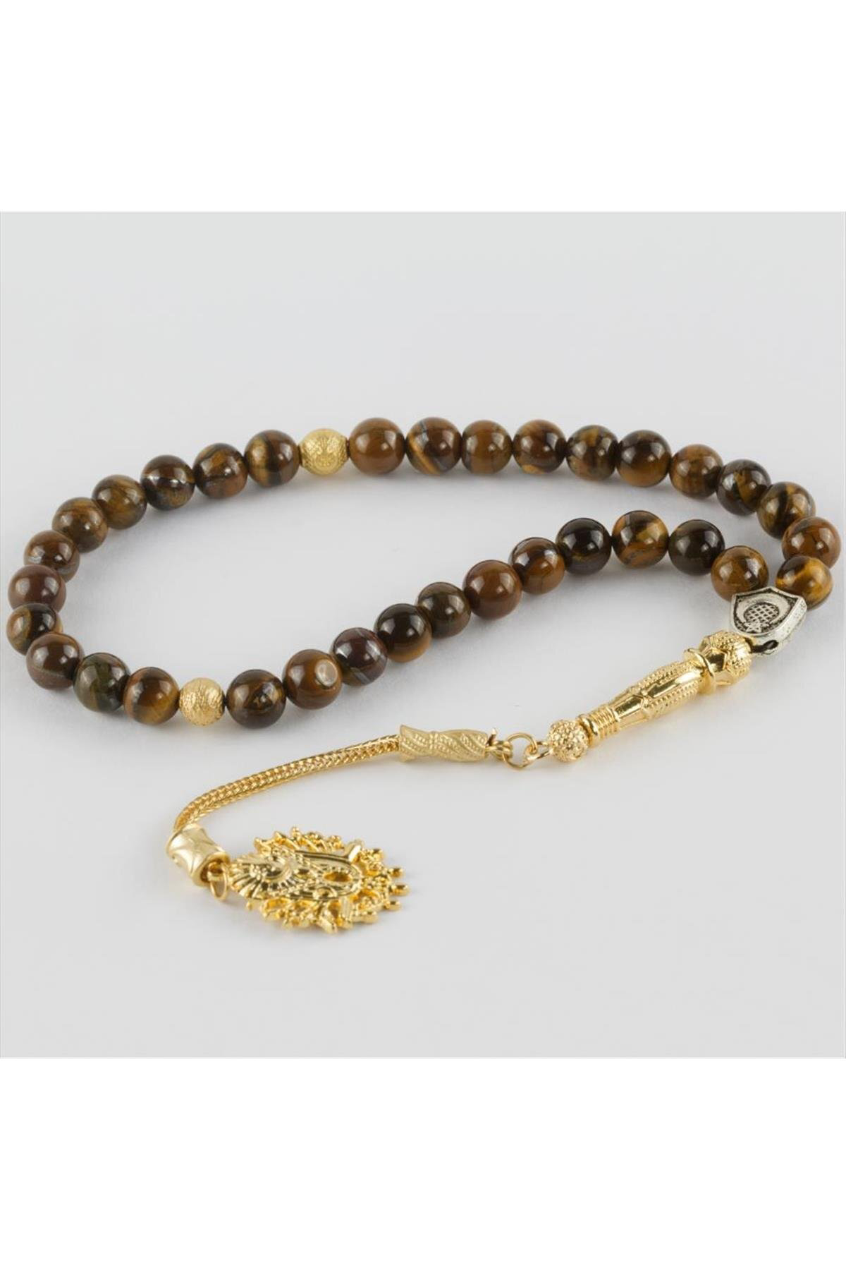 MTXDPN Kaplangözü Doğaltaş Tesbih (152549) 8 mm-Sarı