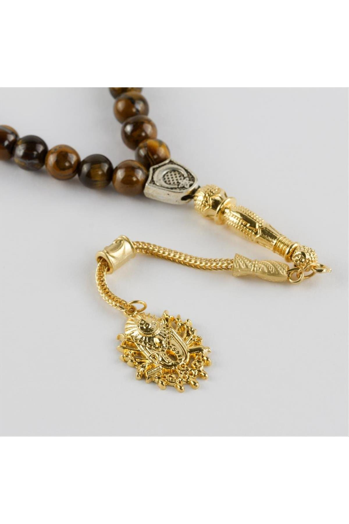 MTXDPN Kaplangözü Doğaltaş Tesbih (152549) 8 mm-Sarı