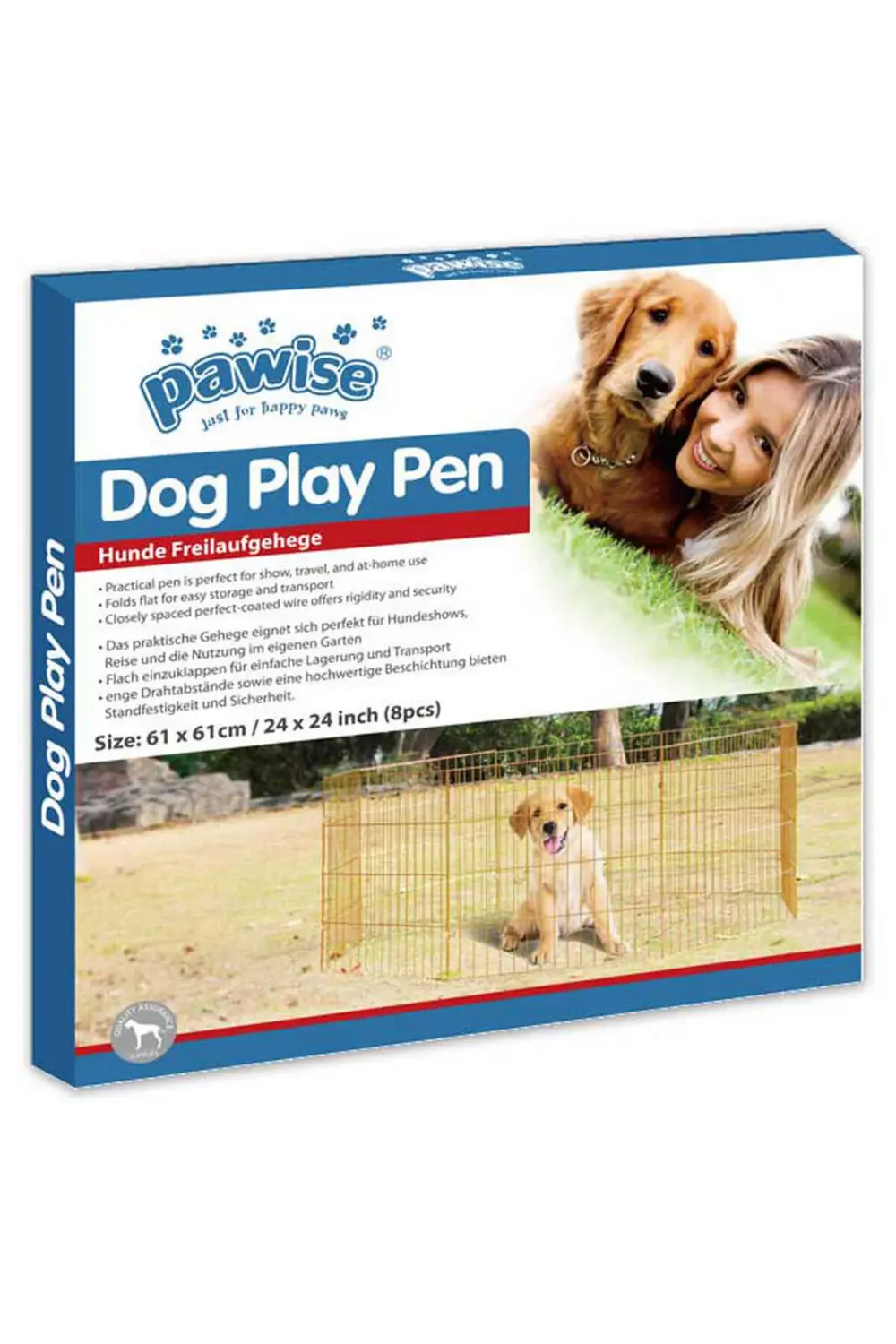 MTXDPN Köpek Oyun Bahçesi Çiti 8 Metal (215320) Panel 60x60cm