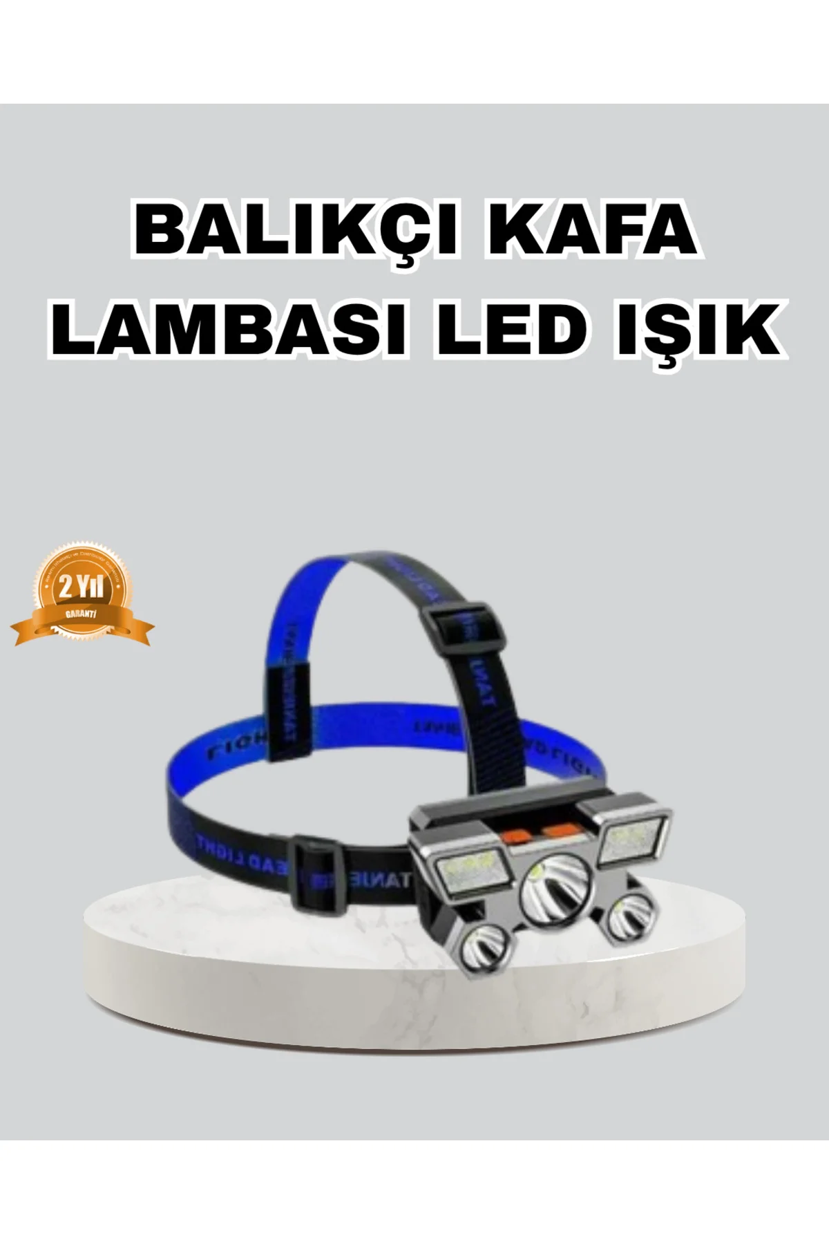 MTXDPN Outdoor ve Gece Balıkçılığı İçin LED Kafa Lambası – USB Şa