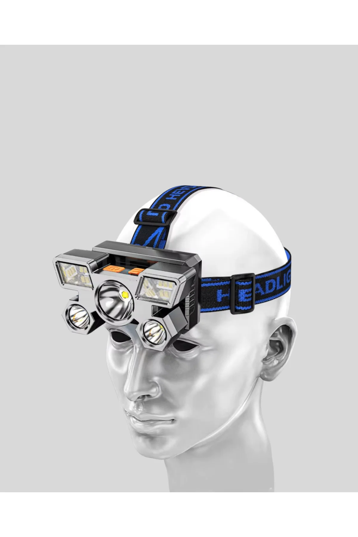 MTXDPN Outdoor ve Gece Balıkçılığı İçin LED Kafa Lambası – USB Şa