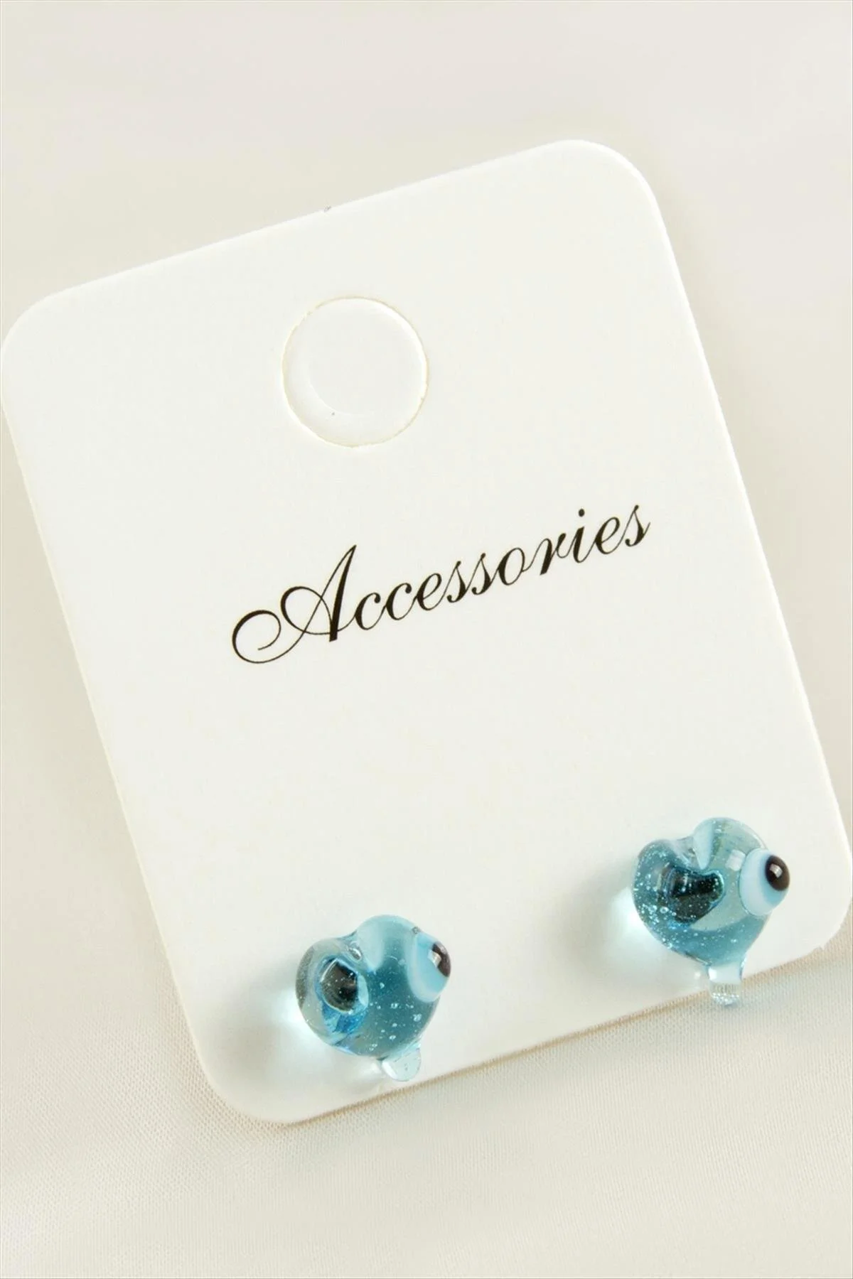 MTXDPN Penguen Cam (182017) Küpe-Açık Mavi