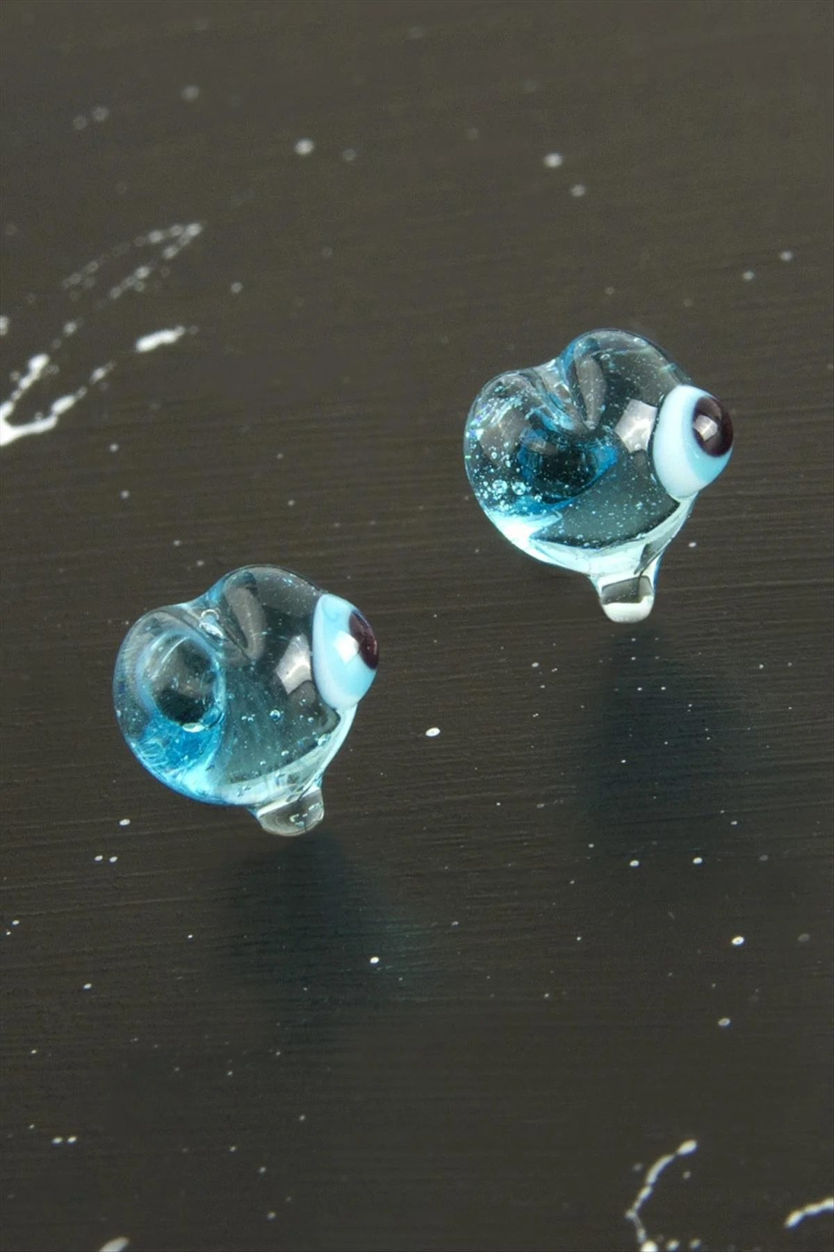 MTXDPN Penguen Cam (182017) Küpe-Açık Mavi