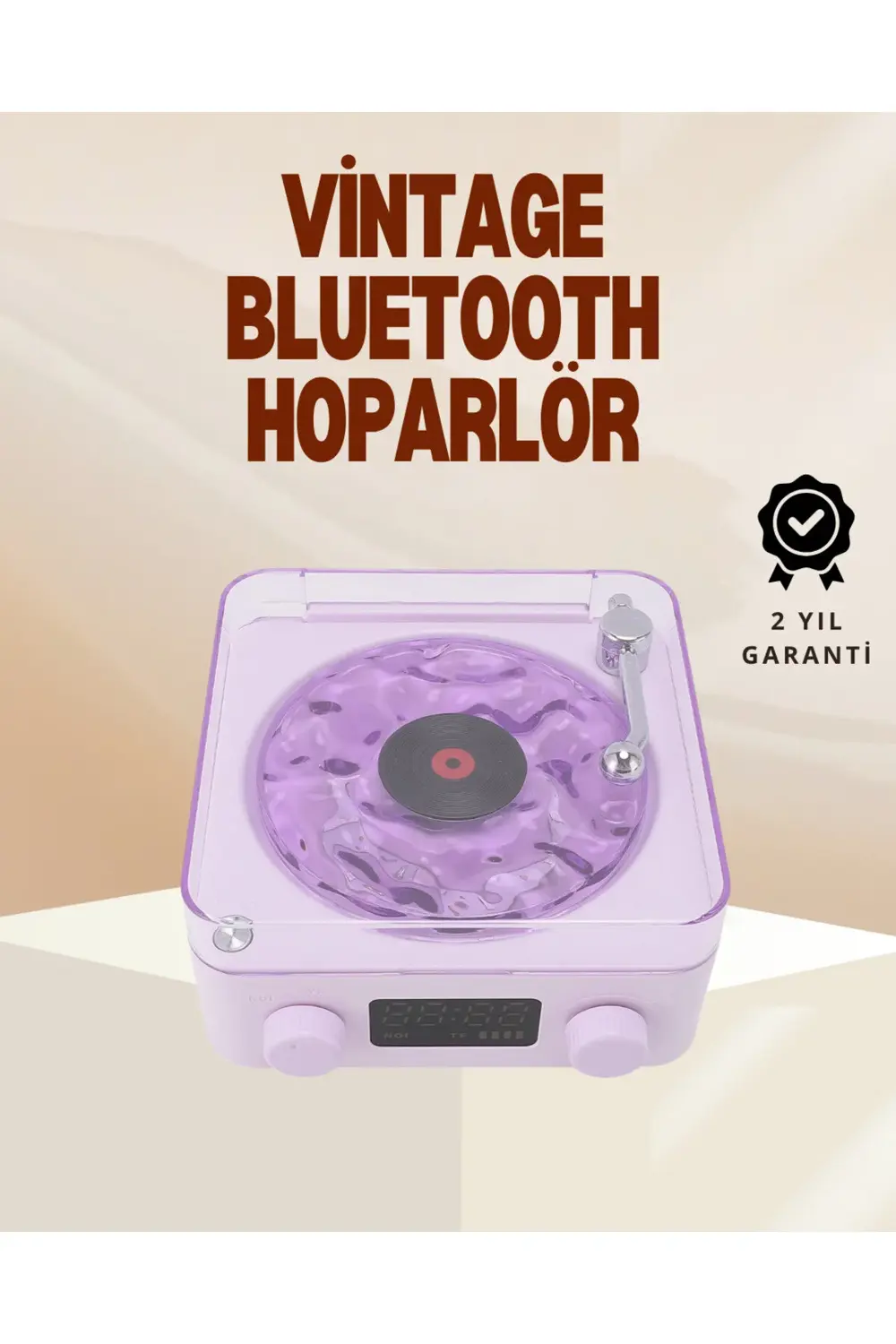 MTXDPN Retro Pikap Hoparlör – Şarjlı Kablosuz Projektör ve (16470