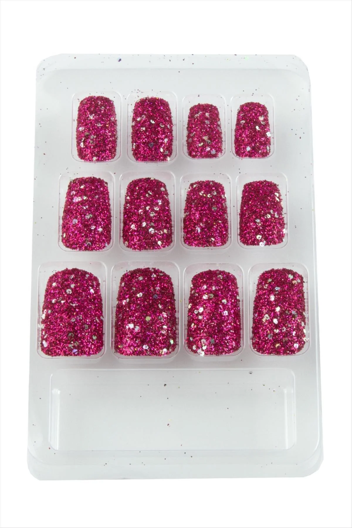 MTXDPN Simli Renkli (181949) Takma Tırnak-Renkli