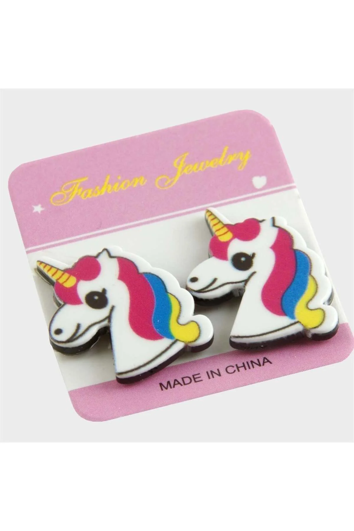 MTXDPN Unicorn Mıknatıslı Plastik (160046) Çocuk Küpesi-Beyaz MTXDPN Unicorn Mıknatıslı Plastik (160046) Çocuk Küpesi-Beyaz