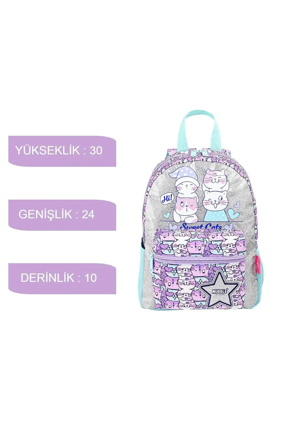 MU-9064 MUGGLE MU-9064 MEOW KOLEKSİYONU ANAOKULU ÇANTASI