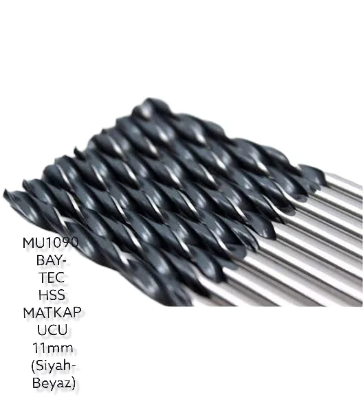MU1090   Bay-Tec Hss Matkap Ucu 11mm (Siyah-Beyaz)