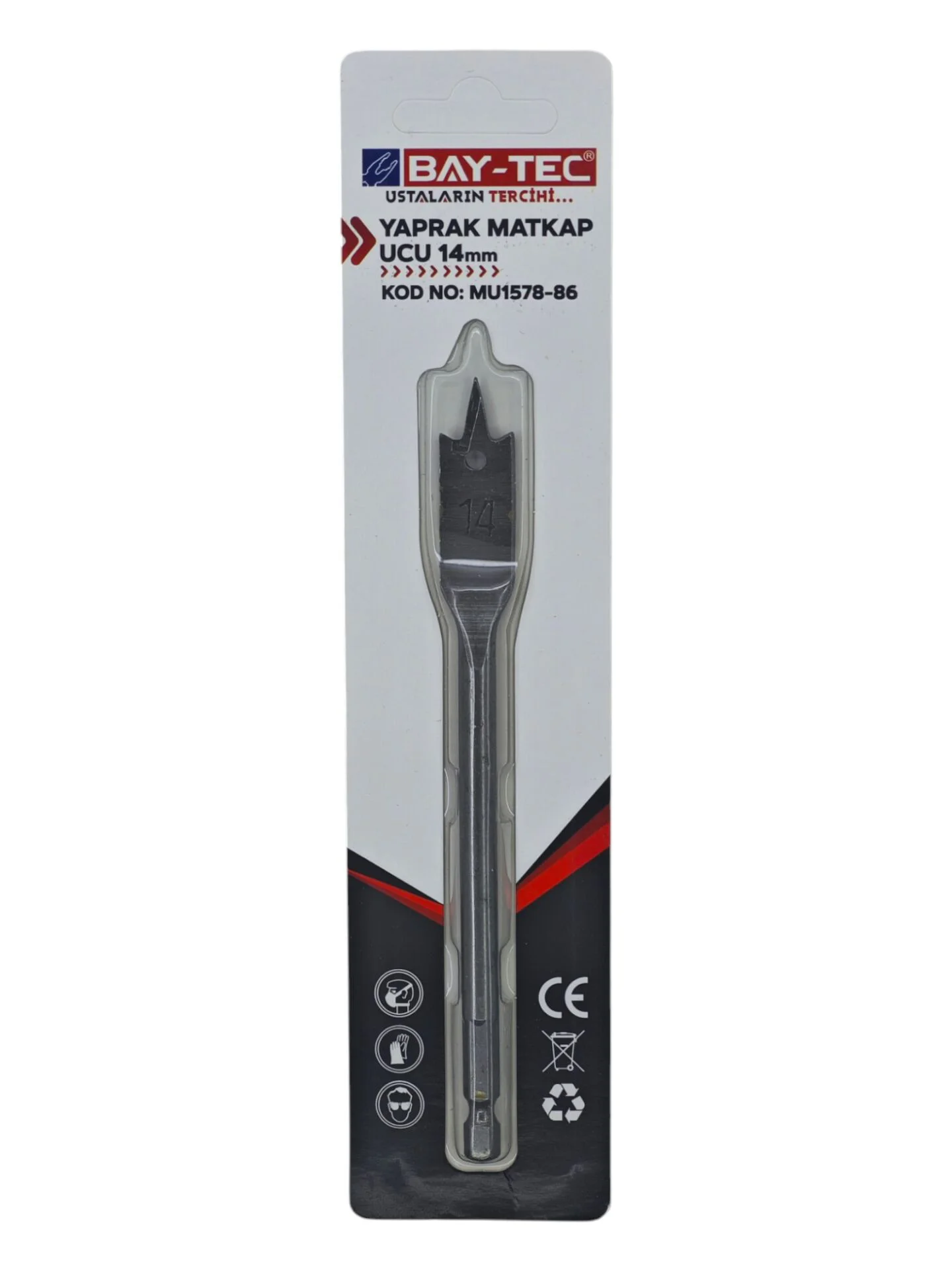 MU1578-86   Bay-Tec Yaprak Matkap Ucu 14mm