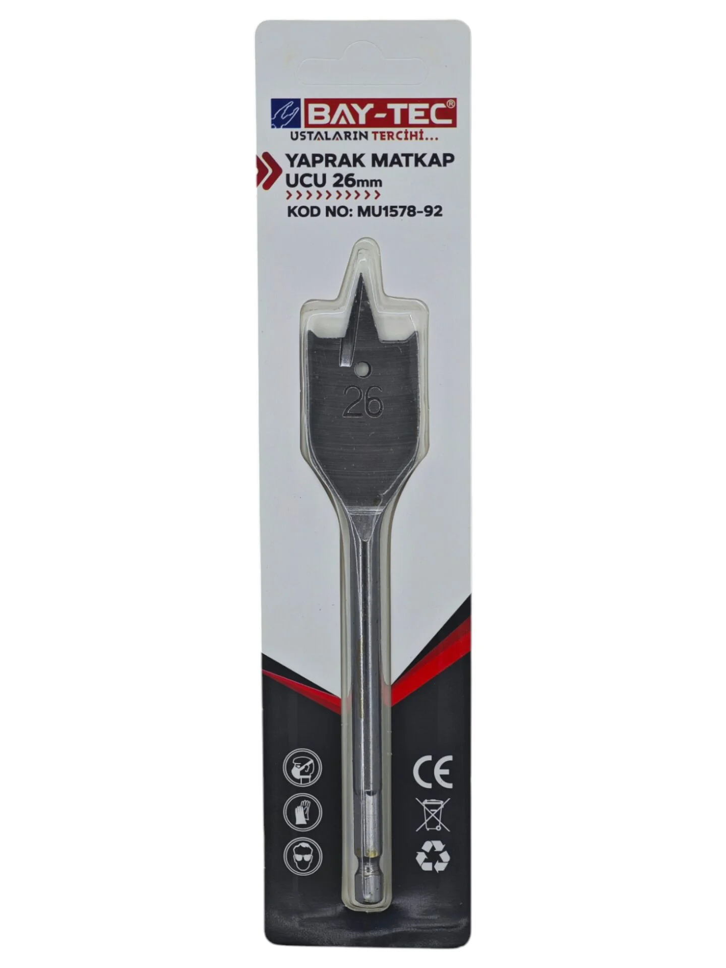 MU1578-92   Bay-Tec Yaprak Matkap Ucu 26mm